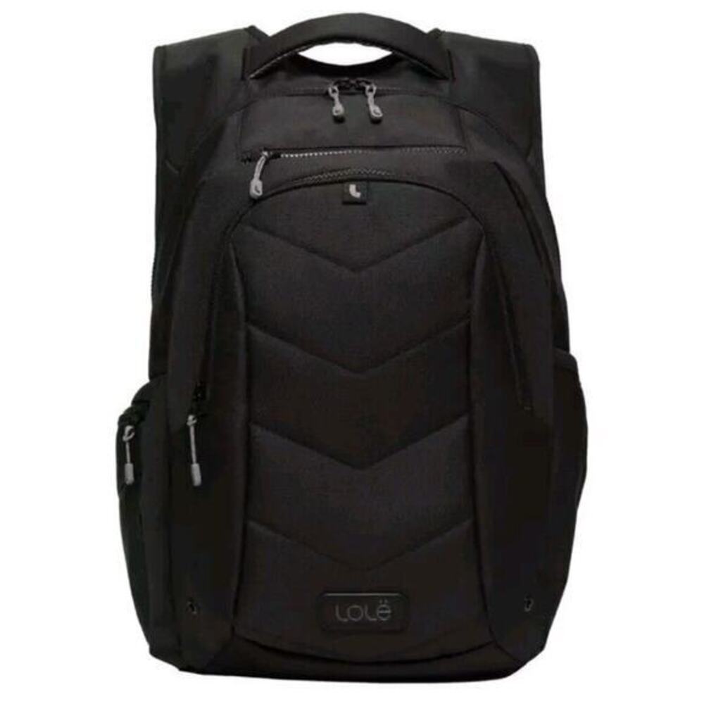 Lolë Quilted Nylon Backpack‎ / Black/ New